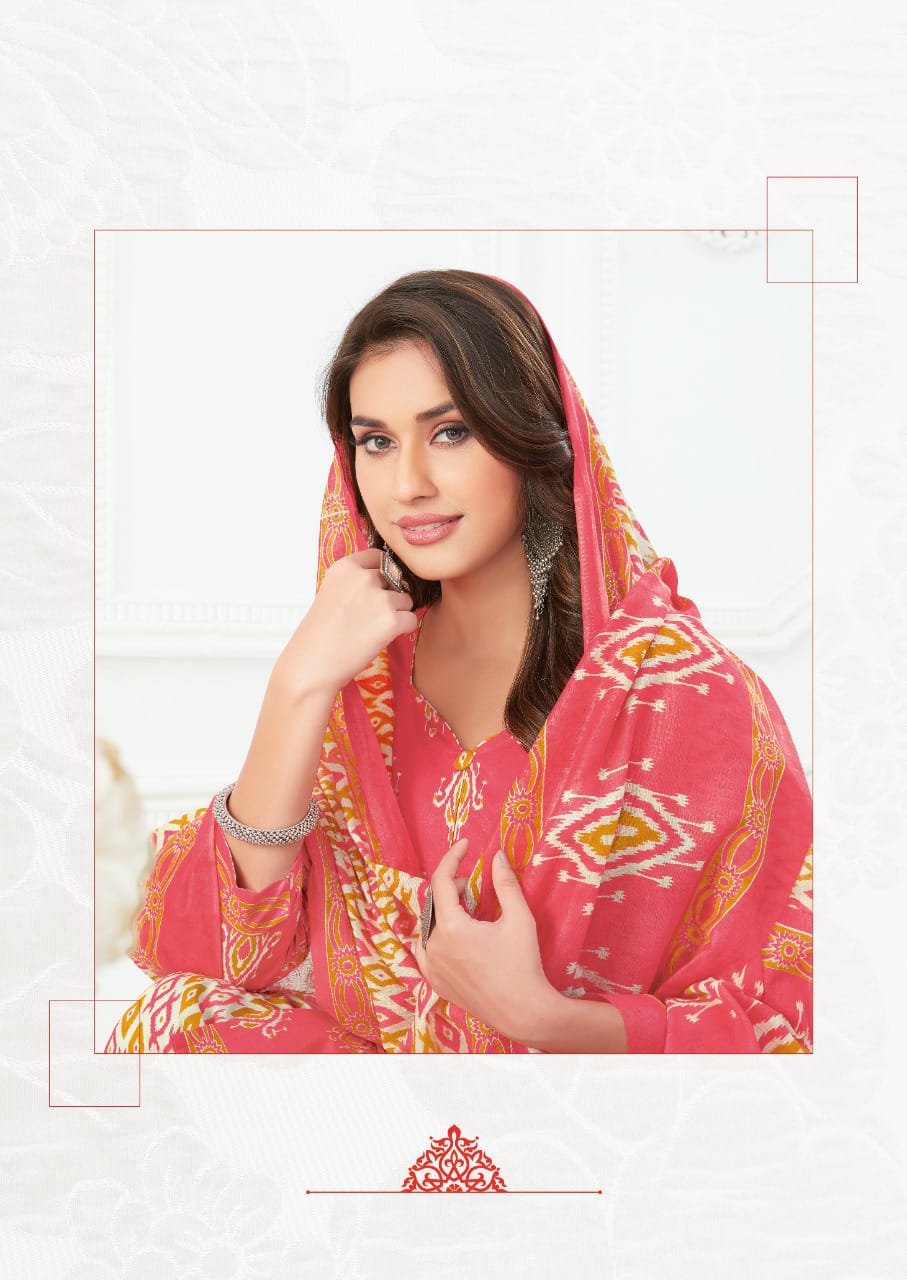 Mayur Ikkat 9 Cotton Printed Regular Wear Designer Dress Material Collection